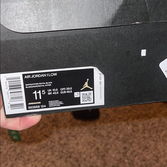 Jordan 1 low Game Royal - Picture 3 of 4